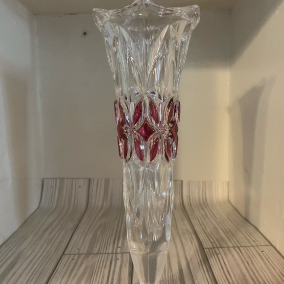 Rare Echt Bleikristall footed vase. - Picture 3 of 7